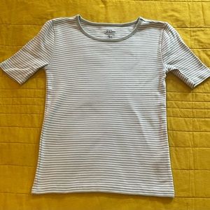Great Striped J Crew Perfect Fit T-Shirt